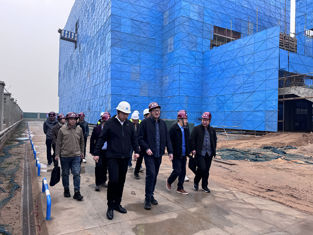 云博在线党委委员、纪委书记张炼带队调研六十七高项目建设